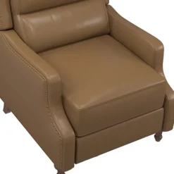 Kirkland's Home Leather Nailhead Trim Classic Recliner- Accent Chairs