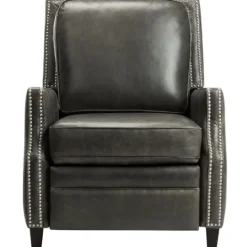 Kirkland's Home Leather Nailhead Trim Recliner- Accent Chairs