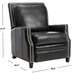 Kirkland's Home Leather Nailhead Trim Recliner- Accent Chairs