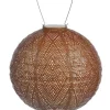 Kirkland's Home Led Round Copper Outdoor Hanging Lantern- Outdoor Lighting