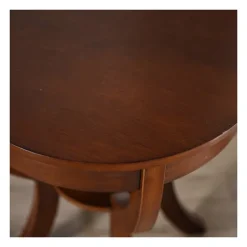 Kirkland's Home Leila Round Cherry Accent Table- Accent & End Tables
