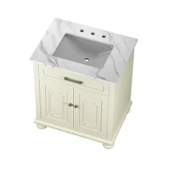 Kirkland's Home Leonhard Marble Sink Vanity- Bathroom Furniture