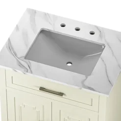 Kirkland's Home Leonhard Marble Sink Vanity- Bathroom Furniture