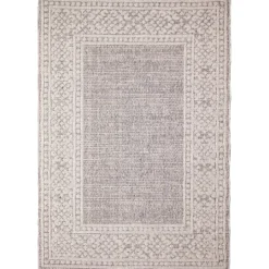 Kirkland's Home Leopard Border Outdoor Area Rug, 6X9- Outdoor Rugs
