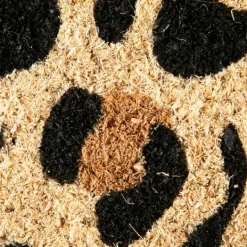 Kirkland's Home Leopard Print Coir Doormat- Doormats