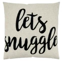 Kirkland's Home Let'S Snuggle Embroidered Throw Pillow- Pillows