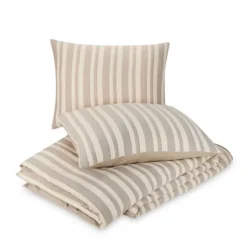 Kirkland's Home Liam Striped King 3-Pc. Duvet Set- Duvets