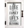 Kirkland's Home Life'S Blessings Printed Glass Plaque- Wall Quotes & Signs