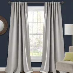 Kirkland's Home Light Blackout Curtain Panel Set, 95 In.- Curtains & Drapes