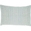 Kirkland's Home Light Blue Woven Line Lumbar Throw Pillow- Pillows