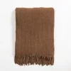 Kirkland's Home Light Chenille Ribbed Throw- Blankets & Throws