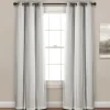 Kirkland's Home Light Curtain Panel Set With Overlay, 108 In.- Curtains & Drapes