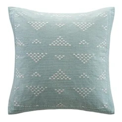 Kirkland's Home Light Embroidered Triangle Accent Pillow- Pillows