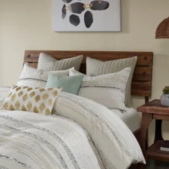 Kirkland's Home Light Embroidered Triangle Accent Pillow- Pillows