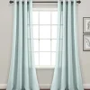 Kirkland's Home Light Faux Linen Curtain Panel Set, 84 In.- Curtains & Drapes
