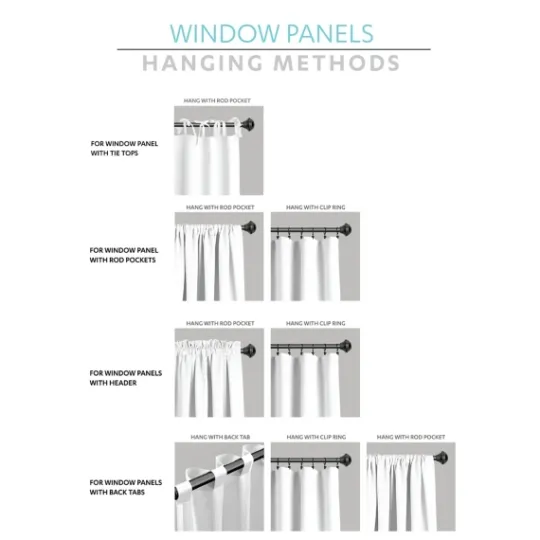Kirkland's Home Light Faux Linen Curtain Panel Set, 84 In.- Curtains & Drapes