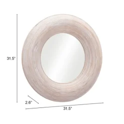 Kirkland's Home Light Layered Rings Framed Mirror- Framed Mirrors