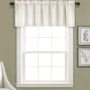 Kirkland's Home Light Linen Lace Curtain Valance- Curtains & Drapes