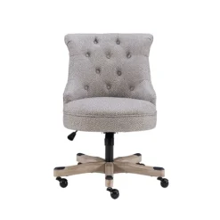 Kirkland's Home Light Miller Tufted Office Chair- Office Furniture