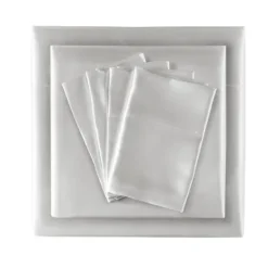 Kirkland's Home Light Satin 6-Pc. King Sheet Set- Bed Sheets