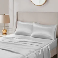 Kirkland's Home Light Satin Standard 2-Pc. Pillow Case Set- Bed Sheets