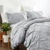 Kirkland's Home Light Soft Pinch 3-Pc. Queen Duvet Cover Set- Duvets