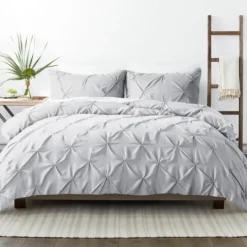 Kirkland's Home Light Soft Pinch 3-Pc. Queen Duvet Cover Set- Duvets