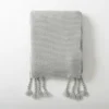 Kirkland's Home Light Spring Knit Throw Blanket- Blankets & Throws
