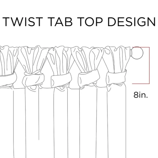 Kirkland's Home Light Twist Top Curtain Panel, 84 In.- Curtains & Drapes