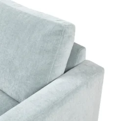 Kirkland's Home Light Velvet And Chrome Accent Chair- Accent Chairs