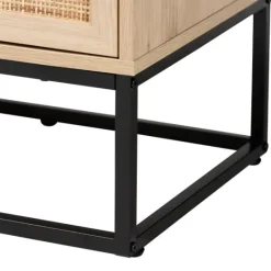 Kirkland's Home Light Wood And Rat 5-Drawer Chest- Dressers & Chests