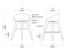 Kirkland's Home Light Wood Backless Swivel Counter Stool- Bar Stools & Counter Height Stools