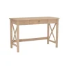 Kirkland's Home Light Wood X-Sides Desk- Office Furniture