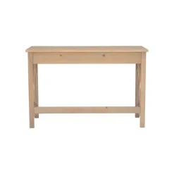 Kirkland's Home Light Wood X-Sides Desk- Office Furniture