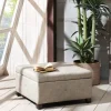 Kirkland's Home Lila Tufted Sand Storage Ottoman- Benches & Ottomans