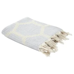 Kirkland's Home Lilac Honeycomb Cotton Throw- Blankets & Throws