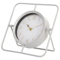 Kirkland's Home Linear Lines Tabletop Clock- Decorative Accents