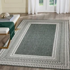 Kirkland's Home Linear Macy Indoor/Outdoor Area Rug, 4X7- Outdoor Rugs