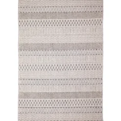 Kirkland's Home Linear Sundry Outdoor Area Rug, 6X9- Outdoor Rugs