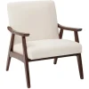 Kirkland's Home Linen Mid-Century Desmond Accent Chair- Accent Chairs