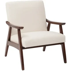 Kirkland's Home Linen Mid-Century Desmond Accent Chair- Accent Chairs