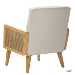 Kirkland's Home Linen Upholstered Accent Chair- Accent Chairs
