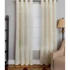 Kirkland's Home Linen Woven Single Curtain Panel, 84 In.- Curtains & Drapes