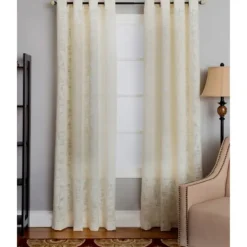 Kirkland's Home Linen Woven Single Curtain Panel, 84 In.- Curtains & Drapes