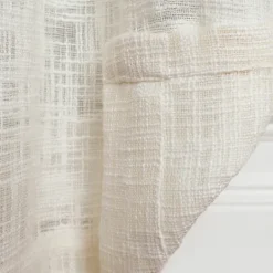 Kirkland's Home Linen Woven Single Curtain Panel, 84 In.- Curtains & Drapes