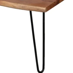 Kirkland's Home Live Edge Hairpin Legs Coffee Table, 24X42 In.- Coffee Tables