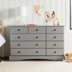 Kirkland's Home Lola Cottage Frame Nine-Drawer Dresser- Dressers & Chests