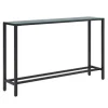 Kirkland's Home Long Metal Mirrored Top Console Table- Console Tables