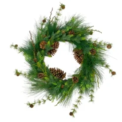 Kirkland's Home Long Needle Pine Christmas Wreath- Wreaths