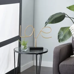 Kirkland's Home Looping Love Tabletop Sign- Statues & Figurines